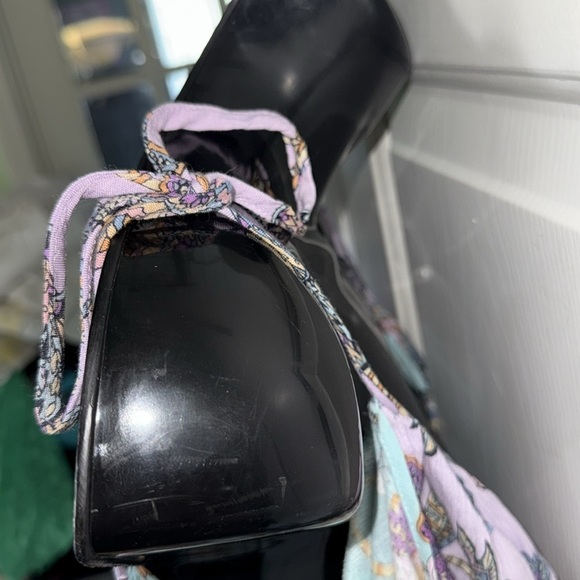 Aveology by Avenue Blue&Lavender Floral Ruffle Maxi Dress Summer Wedding Size 18 - Picture 8 of 11